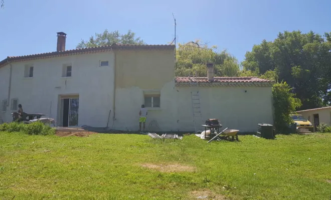 Rénovation de façade, Pierrelatte, EURL Fontenelle